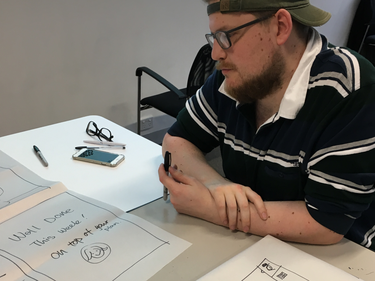 Learner looks at prototype